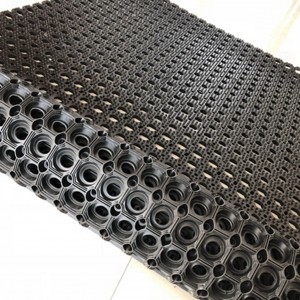 Hot Sale 3MM Flat Black Color Anti-fatigue Rubber Sheet Mat