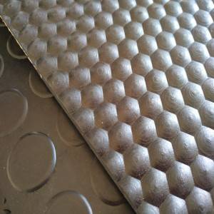 Hot sale honeycomb hexagon texture rubber sheet NBR