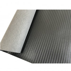 Embossed leather for bus floor mat printed PVC faux leather material for car carpets flooring