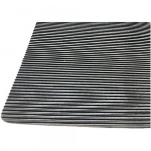 Waterproof 3Mm Wide Ribbed Fine Ribbed Rubber Sheet Floor Matting