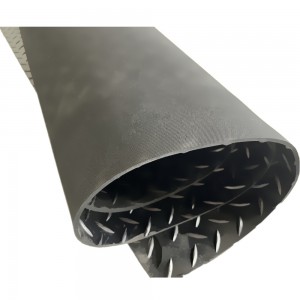 Factory Direct Sales Heat Resistant Industrial Willow Leaf Shape Sbr Non-Slip Insulating Rubber Sheet