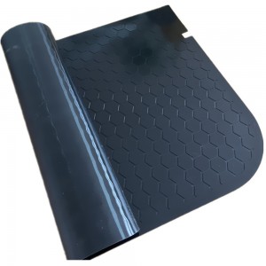 Front indoor entrance floormat outdoor rubber double hexagon doormat antislip anti slip floor door mat for home