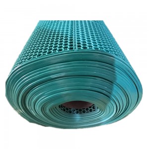 Anti slip pvc floor mat Indoor outdoor hexagon PVC plastic garage floor mat
