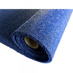 Safety protection pvc rubber foam backing coil carpet vinyl loop floor mat carpet roll