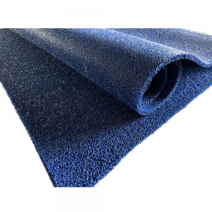 PVC car mat in roll ,blue color machine pvc car mats high pile coil carpet