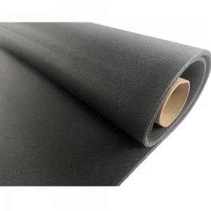 Black color heat insulation closed cell foam silicone rubber mat