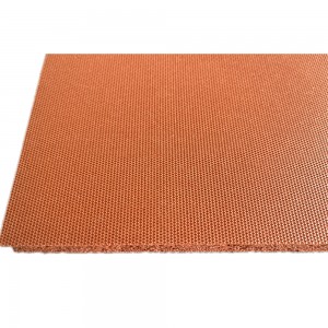 Heat resistant silicone foam scrubber cleaning pad with holes