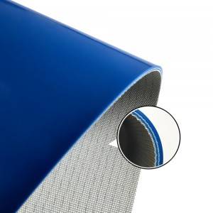 Light PVC PU Smooth Plain Conveyor Belt With Black, Green, White, Blue Red Yellow Color In Roll