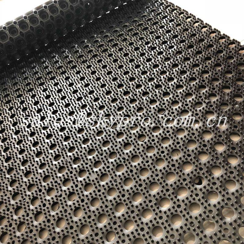 Best quality Conductive Rubber Mat - Interlocking Anti Fatigue Rubber Mats , 914mm X 914mm NR + SBR Floor Holes Mat – Skypro