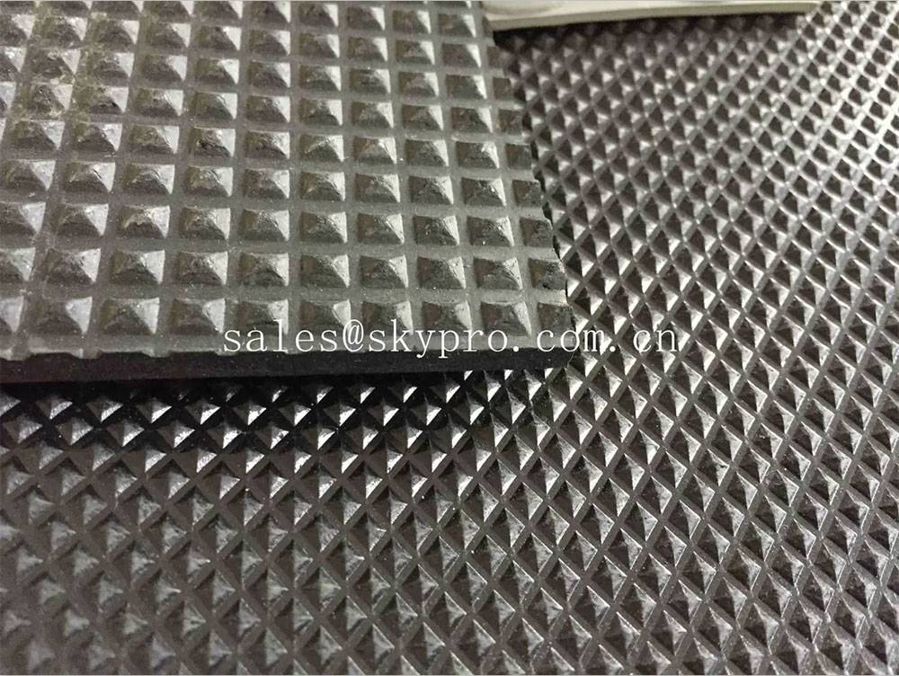 China wholesale Sheet Rubber Roll – Car Mat Black Color Rubber Sheet Roll , Rubber Mat Roll 3mm X 1.5m X 15m – Skypro