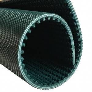 Printing and packaging high strength antiskid PVC conveyor belt