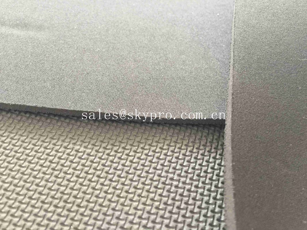 China Cheap price Neoprene Beige - Super Stretch Anti Skid 2mm Neoprene Shark Skin Rubber SBR CR Embossing Soft Black – Skypro