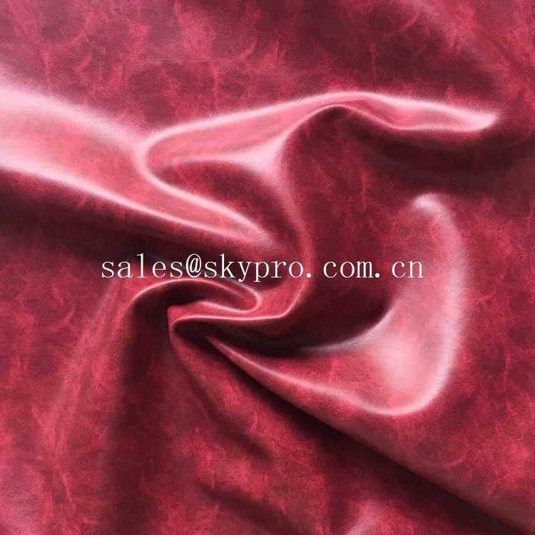 China wholesale Pu Conveyor Belt – OEM PU Synthetic Leather Embossed Crazy Horse PVC Synthetic Leather for Shoes / Bags – Skypro