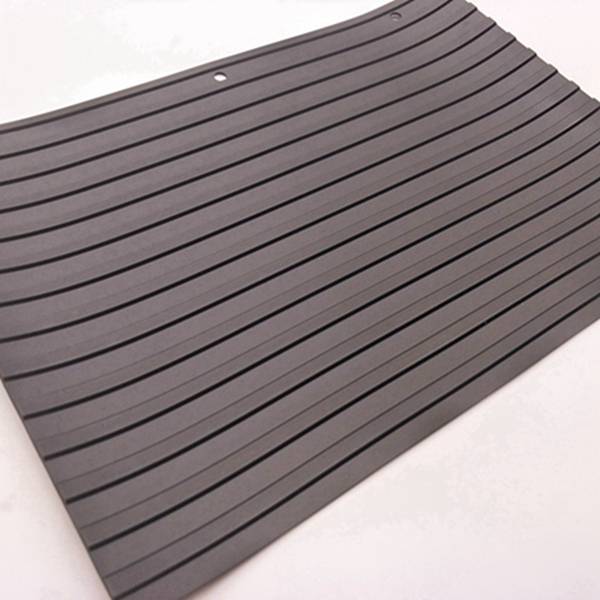 Ribbed insulation rubber sheet by the EU quality certification electrical insulating 10kv-40kv non-slip floor mat