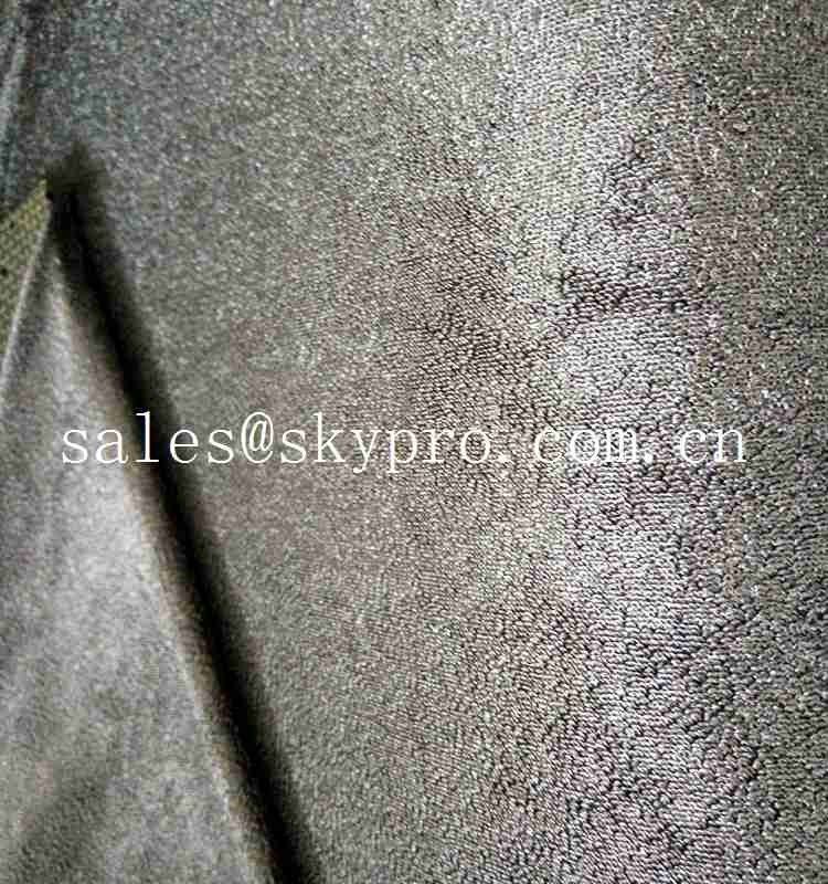 Reasonable price Rubber Laminated Fabric - Polyester Knitted Fabric Rubber Sheet Perforated Neoprene SBR Sheet With Looped Fabric – Skypro