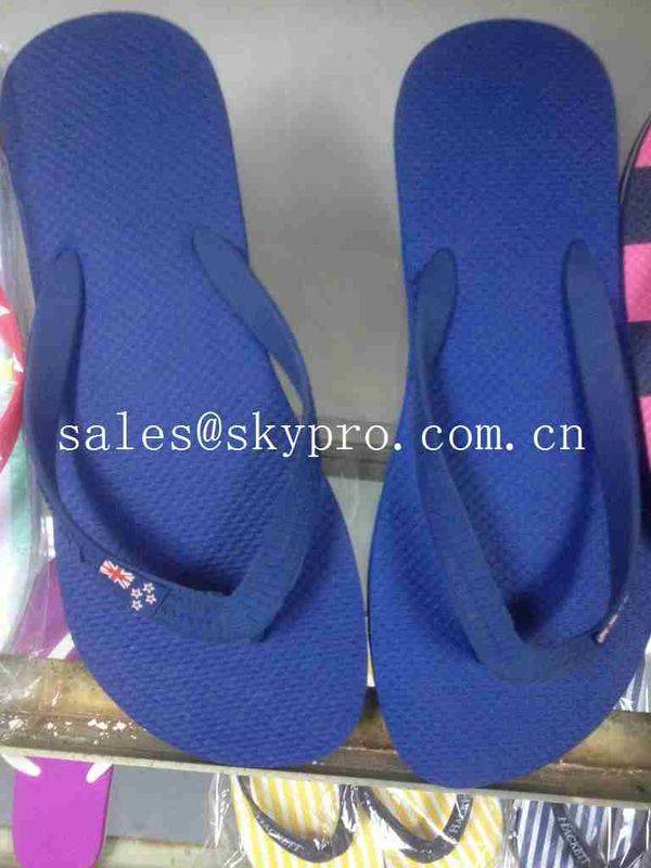Blue Orange Green Pink Printing OEM Foam Slippers Uniex Plus Size EVA Flip Flops