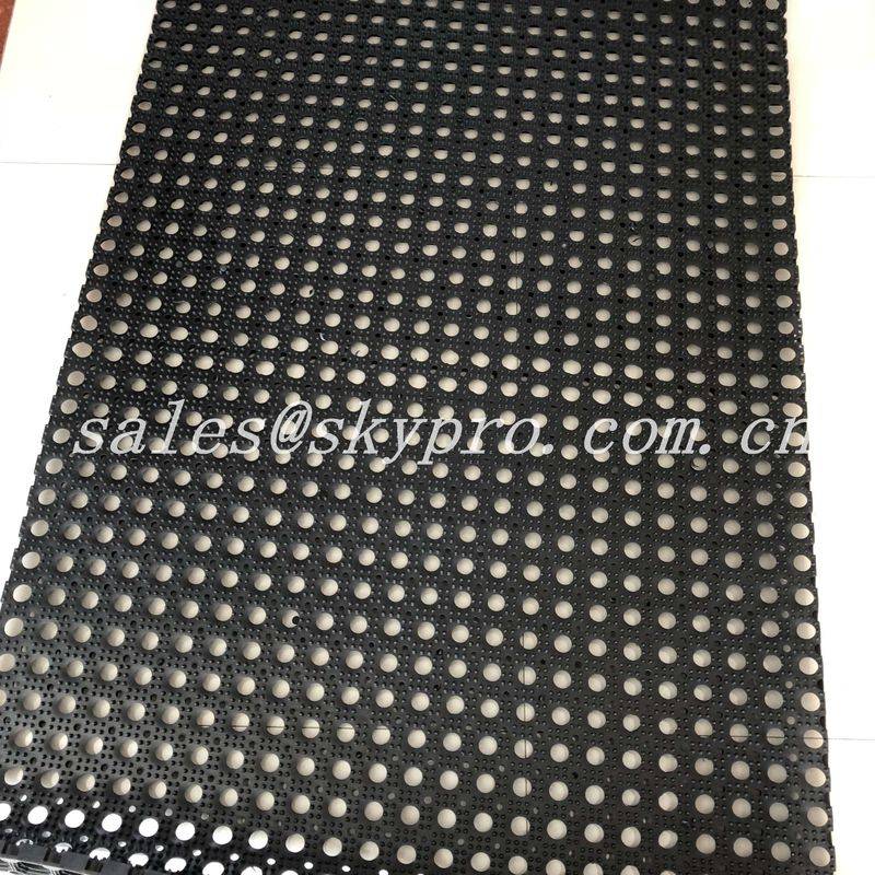 Cheap price Precured Rubber Mat - Anti Fatigue Kitchen Safety Rubber Mats Flooring Drainage Hole Mat – Skypro