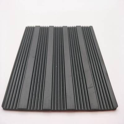 Non-slip design corrugated rubber mat sheet Featured Image