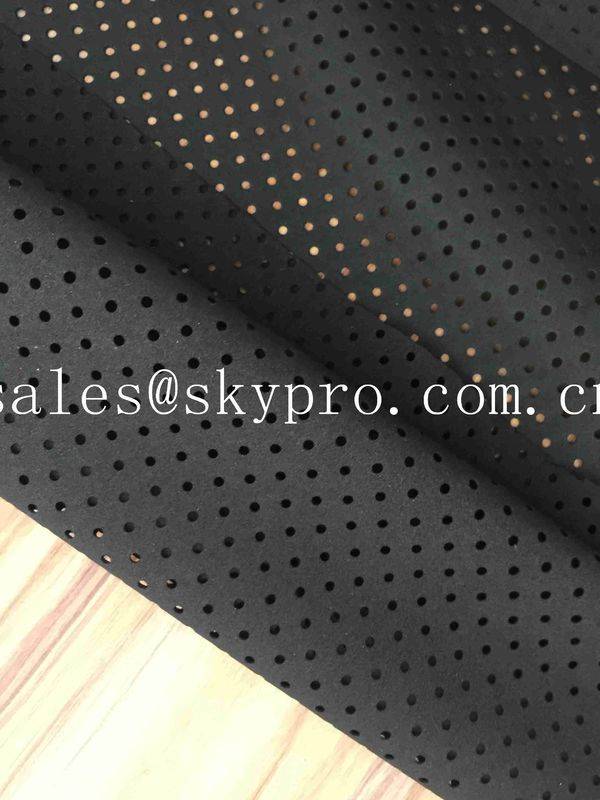 Best quality Scr Neoprene - Breathable SBR Neoprene Fabrics Foam Roll Super Thin Black Perforated Neoprene – Skypro