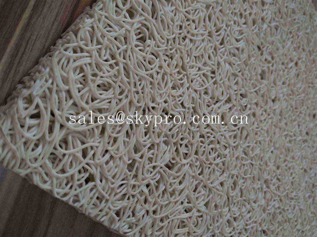White Waterproof Rubber Mats PVC Coil Mats Memory Plastic , 4000 G/M2 Featured Image