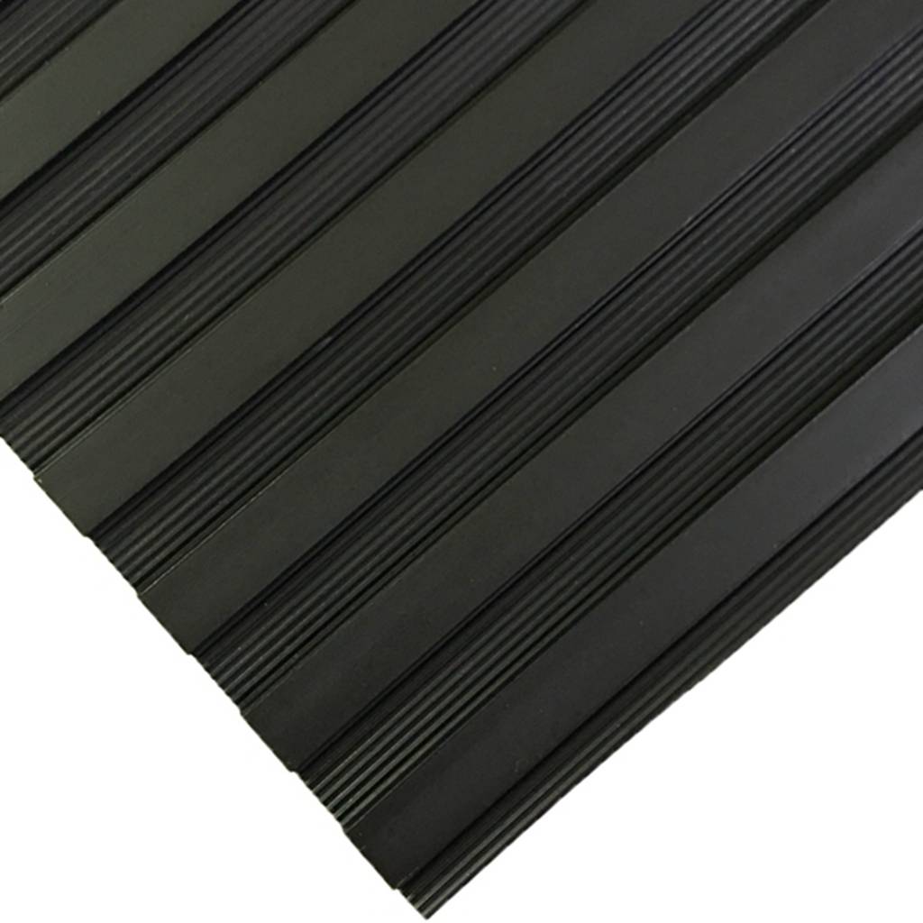 Flat Ribbed Embossed Surface Solid Heavy Duty Rubber Sheet Roll 3mm-20mm Thickness Strips Car Mat