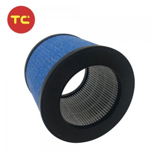 H13 HEPA Air Filters Compatible with TOPPIN TPAP002 Comfy Air C1 Air Purifiers Part # TPFF002