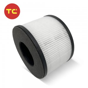 3-in-1 H13 True HEPA Replacement Filters Compatible with Partu BS-03 Air Purifiers Part U & Part X