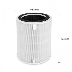 H13 Air Purifier Filter Manufacturer and Activated Carbon Filters Replacement For Levoit LV-H135 Air Purifier Part LV-H135-RF
