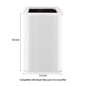 Collapsible 121 Air Purifier Filter Replacement Fit for Blueair Blue Pure 121 Air Purifier Particle and Carbon Allergens Remover