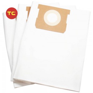 Vacuum Filter Bag Replacement for Shop Vac 5-8 Gallon Type E Dry Wet Disposable Collection Vacuum Bags Replace Part No. 9066100 90661