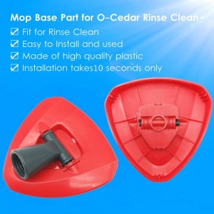 Rinse Clean Mop Replacement Base Compatible with Ocedar Rinse Clean 2 Tank System Mop Base Part Triangle Mop Head Accessories
