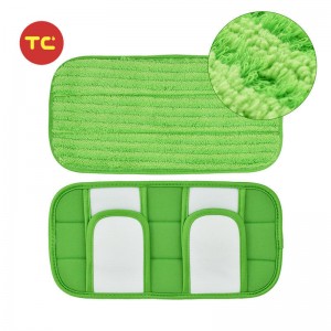 Washable and Reusable Microfiber Mop Pads Refills 30*15 CM Compatible with Swiffer Sweeper Pad Mop