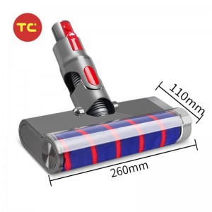 Motorized Floor Brush Head Tool For Dysons V8 V7 V10 V11 Vacuum Cleaner Sweeper Roller Head Floor Brush Replacement Accessories