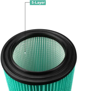 DXVC6914 Cylinder Filter Replacement for Dewalt Regular 6-16 Gallon Wet Dry Vacuum Cleaners DXV06P DXV09P DXV09PA DXV10P DXV10PL DXV10S DXV10SA DXV10