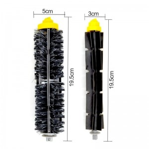 Upgraded Filter Bristle Side Brush Replacement Part Accessory Kit for iRobot Roombas 700 Series 760 761 770 780 790 Robot Vacuum