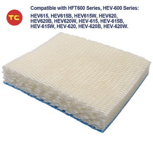 Humidifier Filter Replacement HFT600 Compatible with Honeywell HEV620 & HEV615 Series Humidifier Filter T