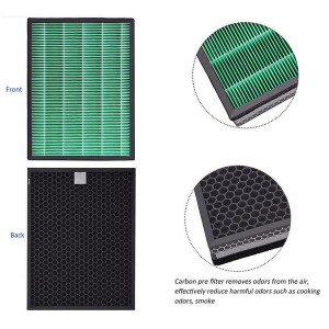 Air Purifier HEPA Filter Activated Carbon Compatible with Coway Airmega Max2 400 400S AP-2015F Part 3111735