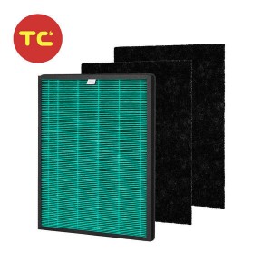 H13 HEPA Air Filter Replacement Filter with Activated Carbon Pre-filter for Coway Airmega 150 Max2 Air Purifier Filter