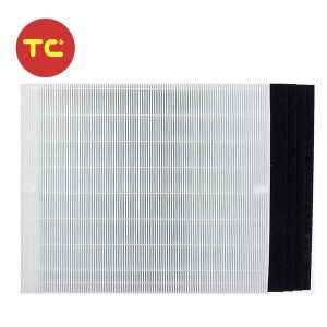 True HEPA Air Purifier Filter and Activated Carbon Filter suitable for Winix 113250 Replacement Filter E for P450