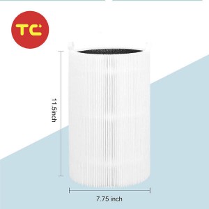 H13 True HEPA Air Purifier Filter & Activated Carbon Filter for Blueair 411 & Mini Air Purifier blue air 411 replacement parts