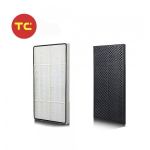 HEPA Honeycomb Activated Carbon Filter Fit for Amway 101076CH Air Purifier