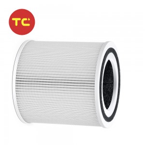 3-in-1 H13 HEPA Filter Replacement TT-AP005 Compatible with Taotronics Air Purifier