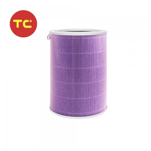Anti-bacterial Purple HEPA and Activated Carbon Filter Suitable for Xiaomi 1 2 2S Pro Original Mi Air Purifier