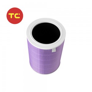 Anti-bacterial Purple HEPA and Activated Carbon Filter Suitable for Xiaomi 1 2 2S Pro Original Mi Air Purifier