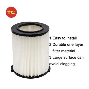 Wet / dry Vacuum Cleaner Filter VF4000 Fit for Ridgid 72947 5 to 20 Gallon & Husky Vacs 6 to 9 Gallon Vacuum Cleaner Spare Part
