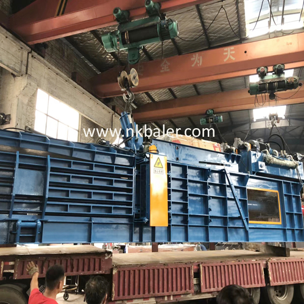 Features of horizontal can hydraulic Baling Press machine