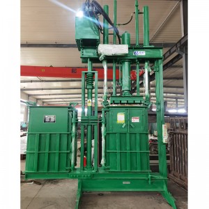 Weighing Used Clothes Rags Hydraulic Baling Machine