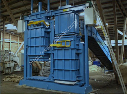 NK-T90S Used clothes baler (1)