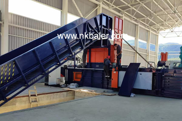 Introduce The Running Status Of The Waste Paper Baler