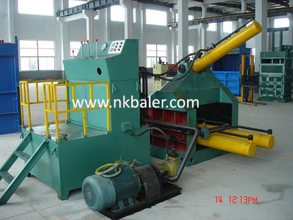 What is the reason why the metal baler cannot start